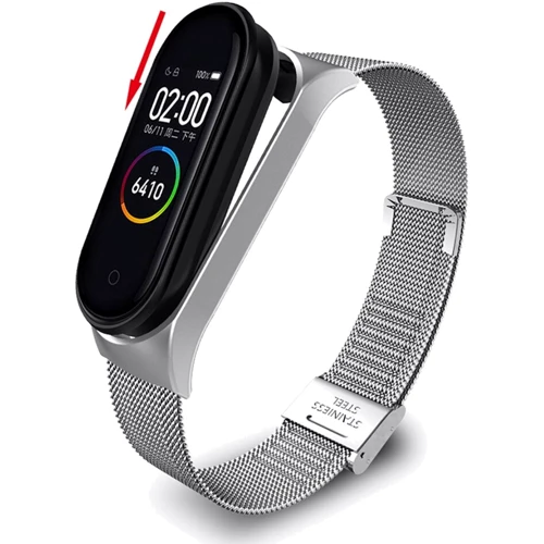 Ремешок BeCover Metal Band Silver (709358) for Xiaomi Mi Smart Band 8: Тип Ремешок