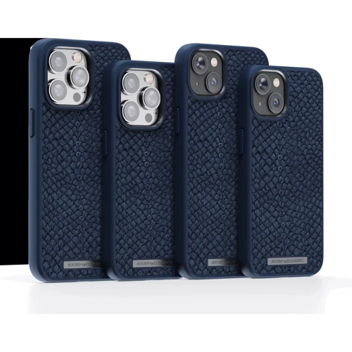 Чехол для iPhone Njord Salmon Leather MagSafe Case Blue (NA43SL01) for iPhone 14 Pro фото 12
