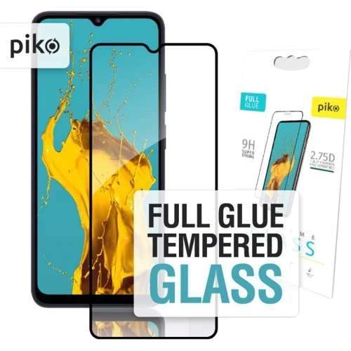 Аксесуар для смартфона Piko Tempered Glass Full Glue Black для Xiaomi Redmi 12C: Колір черный
