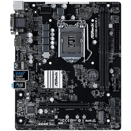 ASRock H310M-HDV/M.2: Оперативная память 2xDDR4 2666, до 32 ГБ