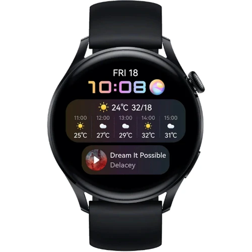 Смарт-часы Huawei Watch 3 Active Black: Тип гаджета Взрослые смарт часы