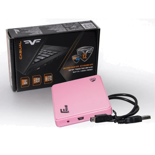 Аксесуар для накопичувача Frime Pink (FHE12.25U20) фото 3