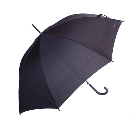 Зонт-трость мужской полуавтомат Esprit черный (U50701-black)