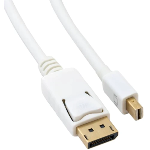 Кабель і перехідник Extradigital mini DisplayPort - DisplayPort v1.2, 4Kx2K, 2m, 30 AWG, Gold, PVC (KBD1668)