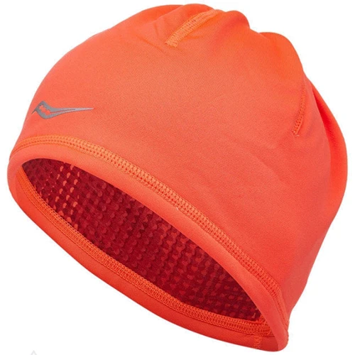 Шапка женская Saucony Omni Ponytail Skull Cap оранжевая (SA90514-VR) фото 7