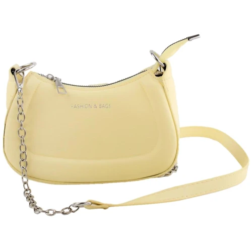 Жіноча сумка хобо Valiria Fashion жовта (5DETAA9200-yellow): Тип ручки Со съемным ремнем, Плечевой ремень, На цепочке, Без ручки