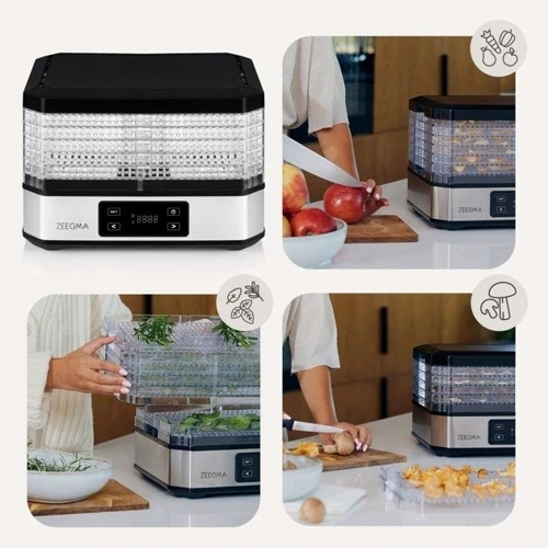 Сушарка для фруктів та овочів Zeegma Dry Chef Silver фото 5