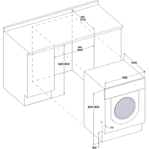 Встраиваемая стиральная машина Whirlpool BI WDWG 75148 EU / ITALY: Тип загрузки фронтальная