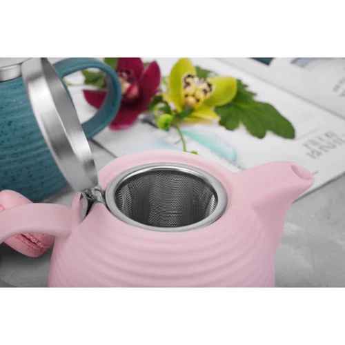 Заварник Limited Edition Rose 700 мл матово-блакитний (JHE10956-A346): Матеріал кераміка