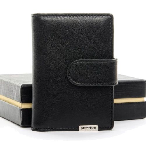 Мужская визитница Bretton черная (M4203 black)
