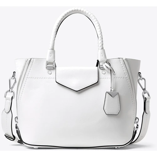 Женская сумка тоут Michael Kors белая (191935686253)