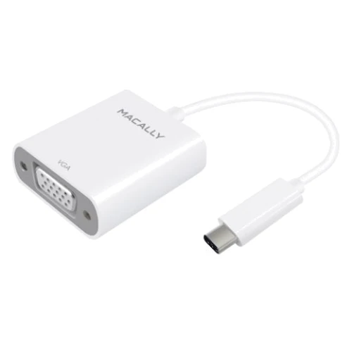 Адаптер Macally Adapter USB-C to VGA White (UCVGADP)