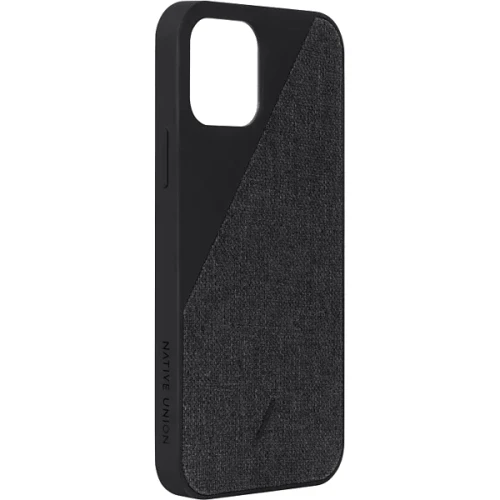 Чехол для iPhone Native Union Clic Canvas Case Slate (CCAV-BLK-NP20L) for iPhone 12 Pro Max: Материалы Термополиуретан