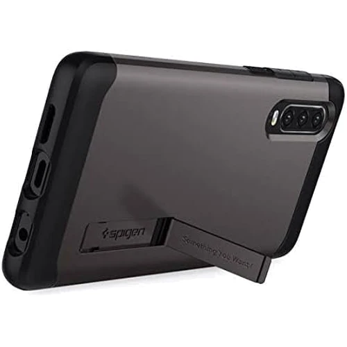 Аксессуар для смартфона Spigen Slim Armor Gunmetal (L38CS25925) for Huawei P30: Материал поликарбонат и термополиуретан
