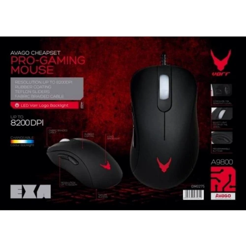 Мышь Omega VARR OM-275 Laser pro-gaming AVAGO (OM0275): Эргономика для правой руки