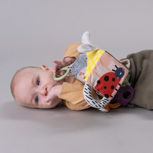 Розвиваюча іграшка-кубик Taf Toys колекції Садок у місті - Їжачок та бурячок (13095) фото 4