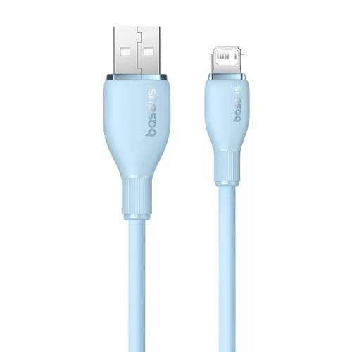 Кабель Baseus USB Cable to Lightning Pudding Series Fast Charging 2.4A 1.2m Blue (P10355700311-00): Длина 1.2 м