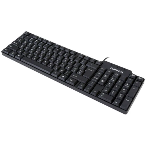 Клавиатура OMEGA OK-05 Ru cyrilic version USB (OK05TRU): Подключение проводное