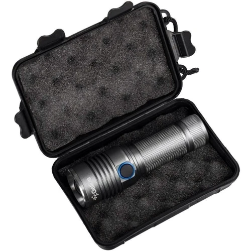 Фонарь туристический Gelius Flashlight Super Bright FL-001 Grey: Максимальное время работы, ч 12