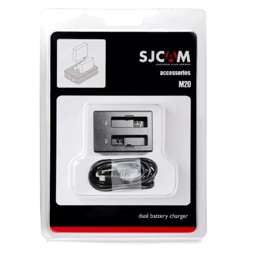 Двойное зарядное SJCAM Dual-slot Battery Charger for M20