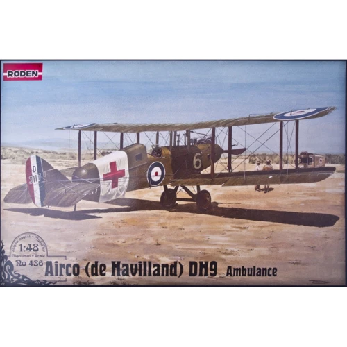 Модель Roden Самолет De Havilland D.H.9 (скорая помощь) (RN436)