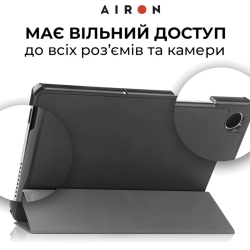 Аксессуар для планшетных ПК Airon Premium Black for Samsung X115 Galaxy Tab A9 фото 5