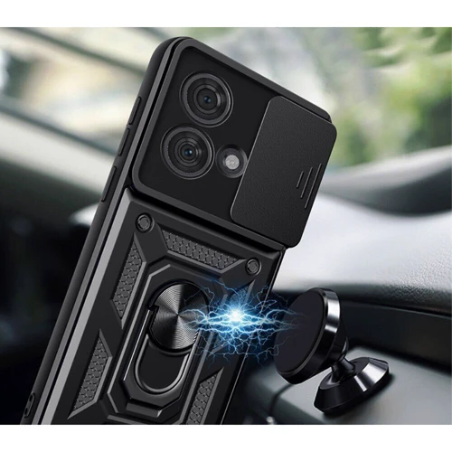 Чехол для телефонов BeCover Military Black for Motorola Edge 40 Neo (710677): Пленка в комплекте нет