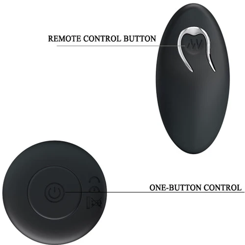 Анальная пробка с вибрацией Mr.Play Vibrating Anal Plug Black