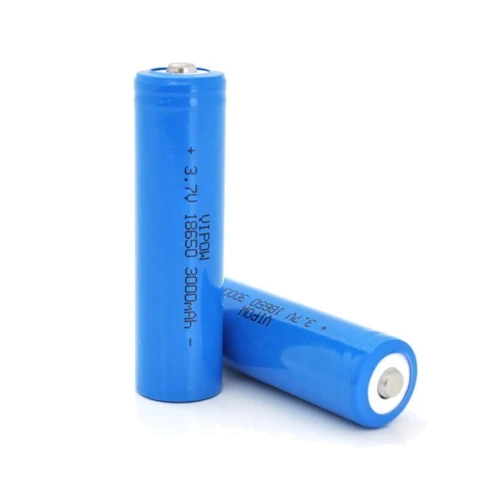 Vipow 18650 3000mAh Li-Ion 1шт ICR18650 TipTop (ICR18650-3000mAhTT): Емкость 3000 мАч
