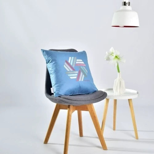 Подушка IDEIA Rain декоративная с вышивкой джинс/Simplicity 50х50 см (4820227283590): Тип Декоративная подушка