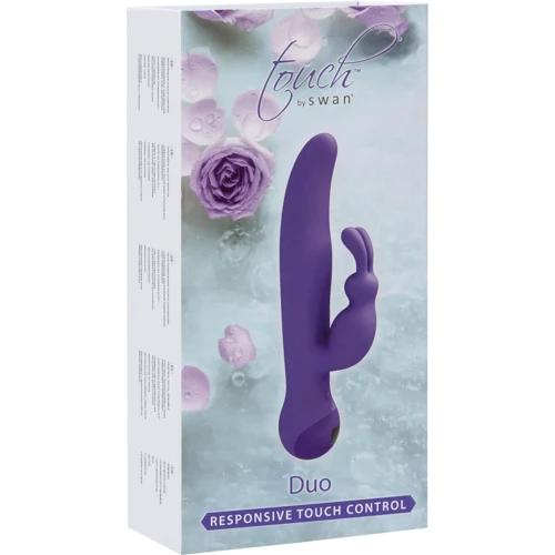 Вибратор с сенсорным управлением Touch by SWAN - Duo Purple