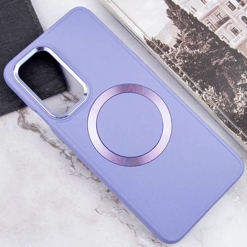 Чехол для телефонов TPU Case Bonbon Metal Style with MagSafe Dasheen for OnePlus 9 Pro: Цвет фиолетовый
