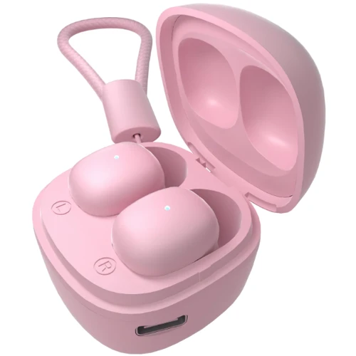Наушники Ergo BS-530 Twins Nano 2 Pink: Тип конструкции вакуумные