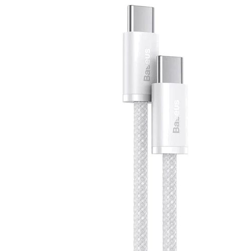 Кабель Baseus Cable USB-C to USB-C Dynamic Series 100W 2m White (CALD000302): Тип USB-C - USB-C