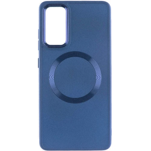 Чохол для телефона TPU Case Bonbon Metal Style with MagSafe Denim Blue для Samsung A556 Galaxy A55: Тип накладка на заднюю часть