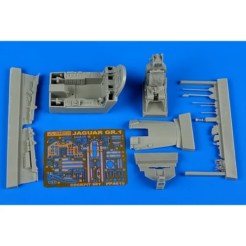 Деталировка Aires Hobby Models Sepecat Jaguar GR.1 кабина (Kitty Hawk) (AIRES4619) Масштаб: 1:48