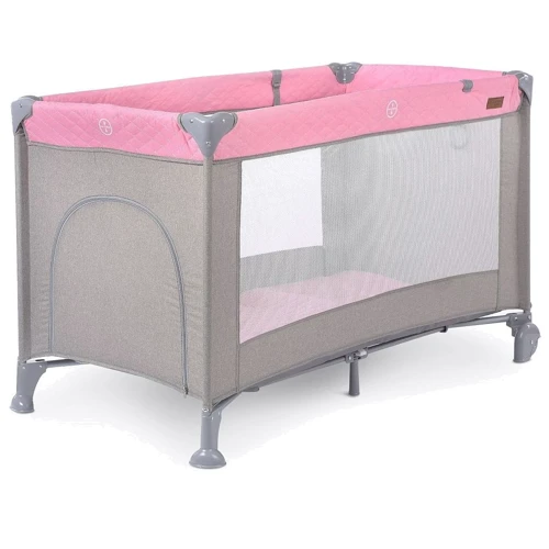 Манеж El Camino розово-серый (ME 1096 ACTIVE Pink Gray)