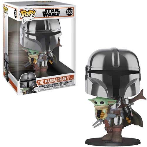 Игровая фигурка Funko Pop! ­серии Мандалорец в хроме с малышом (49931): Тип Игровая фигурка