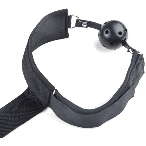 Наручные ремни с кляпом NDS 6602 Black (22183)