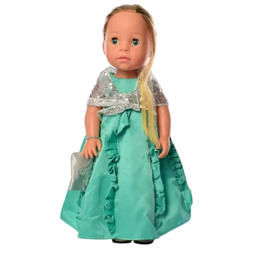 Детская интерактивная кукла Limo Toy M 5414-15-1 обучает странам и цифрам (Turquoise)