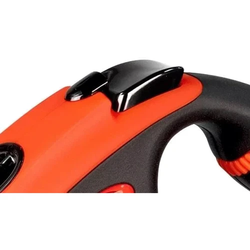 Поводок-рулетка Flexi Xtreme S лента 5 м до 20 кг оранжевый (34200): Вес собаки, до 20 кг