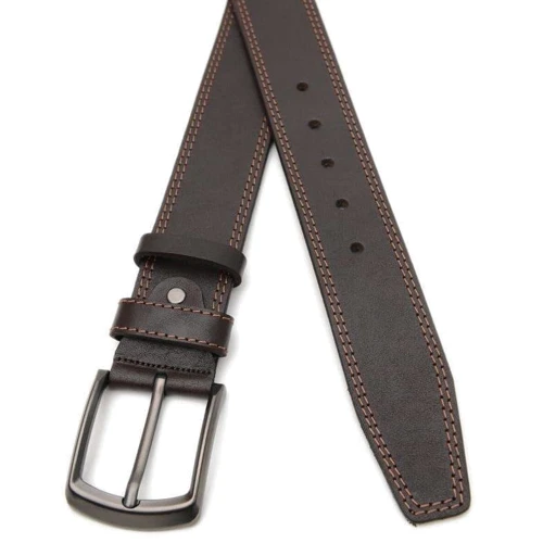 Чоловічий ремінь Borsa Leather коричневий (V1125GX21-brown): Стать Чоловік