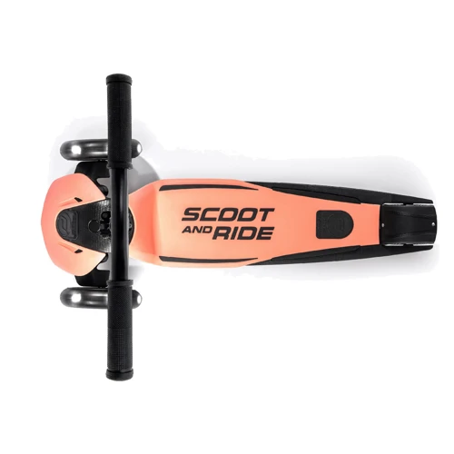 Самокат Scoot&Ride серії Highwaykick-5 з колесами персик, що світяться, 5+ до 80кг: Тип коліс литі