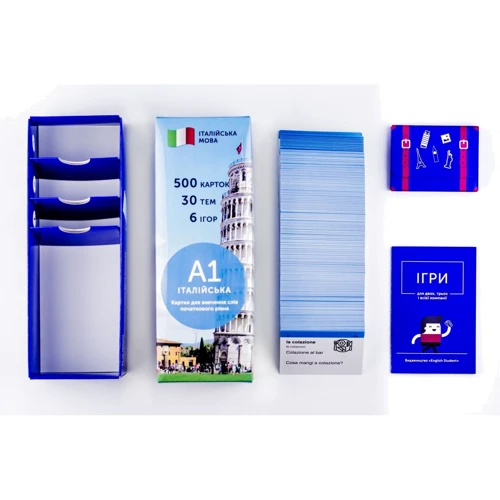 Карточки Italian Student Elementary A1 на украинском: Производитель English Student