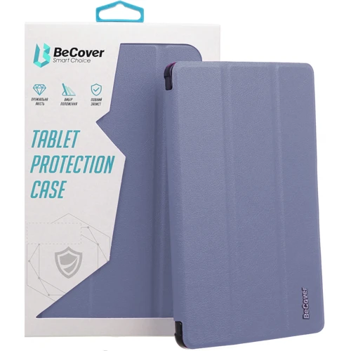 Аксессуар для iPad BeCover Case Book Soft Edge with Pencil mount Purple for iPad Mini 7 2024 (712471) фото 6