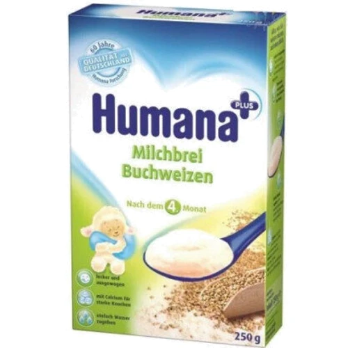 Каша Humana молочна гречана суха 200 г з 6 місяців