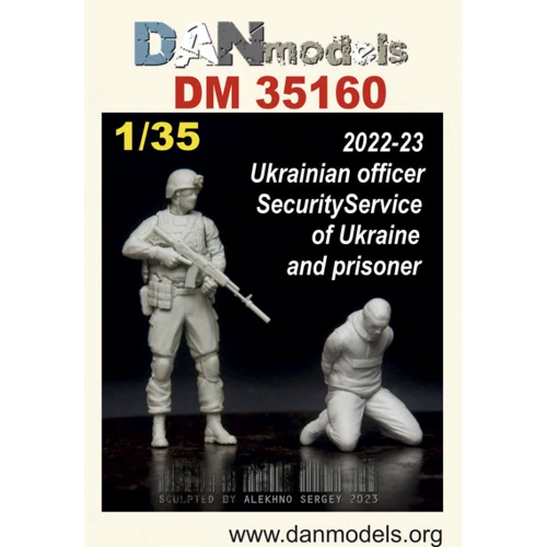 Моделька DAN models Украинский офицер Службы безопасности Украины и пленный