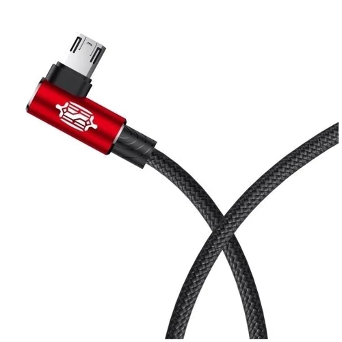 Кабель Baseus USB Cable to microUSB MVP Elbow 1.5A 2m Red (CAMMVP-B09) фото 5