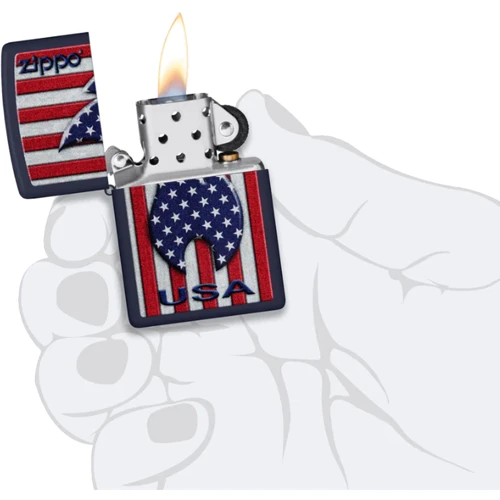 Запальничка Zippo Patriotic Flame Design 48560 фото 3
