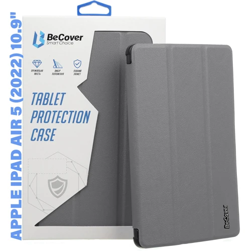 Аксесуар для iPad BeCover Smart Case Gray для iPad Air 2020/iPad Air 2022/iPad Pro 11 (2018-2022) (710773) фото 6